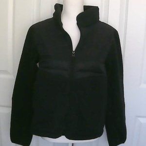 Fleece bomber style jacket
